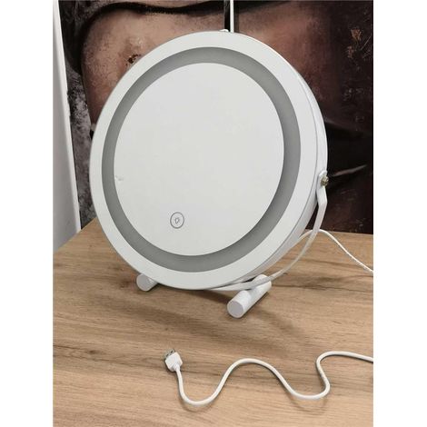 Specchio tondo con LED Ø 32x7 cm (1/3)