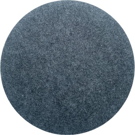 Mantel individual de fieltro circular de 38 cm - gris, decorativo, resistente al calor, Bertoni (1/2)