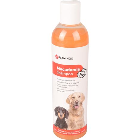 Shampoing 300 ml macadamia pour chien - Flamingo