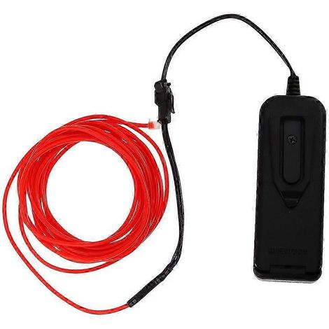 Guirlande lumineuse LED néon luminescente de 1 m-3 Meters-Red (1/5)