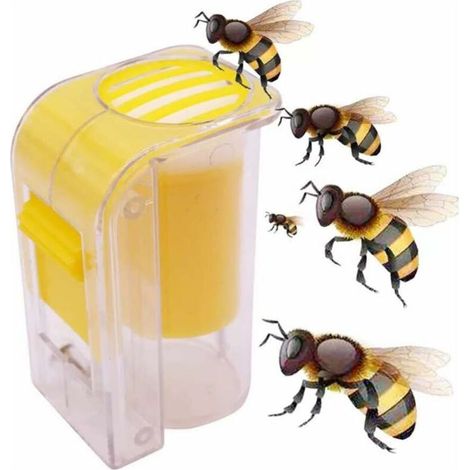 Bouteille marqueur de bouteille Queen Bee Bouteille en plastique Queen Bee, un bon outil pour attraper et marquer la reine des abeilles,1pcs,95.54.1cm (1/5)