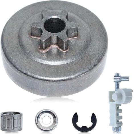 Kit de 3/8" Pignon Embrayage pour Stihl 017 018 MS170 MS180 021 023 025 MS210 MS230 MS250, Disque passif MS180 + rouleau à aiguilles + vis de tension + bague de retenue ouverte + déflecteur (1/5)