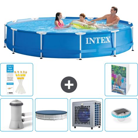 Intex Piscina con struttura Rotonda - 366x76 cm - 7-pezzi S175 (1/5)