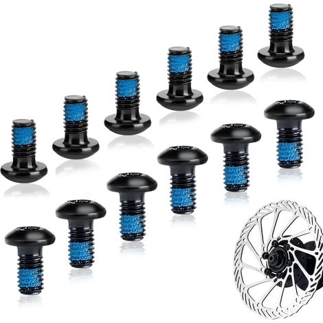 Vis Pour Disque De Frein - Acier M5 x 10 mm - Tête Torx T25 - Pour Vélo Route Et VTT - Lot De 12 (1/5)
