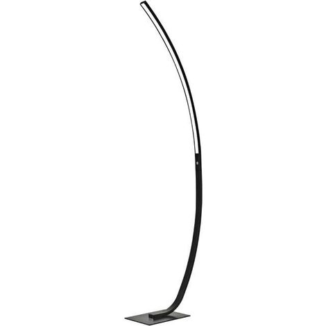 Lámpara de pie led modelo Aldo acabado negro mate, 146 cm(alto)18 cm(ancho)41 cm(largo)