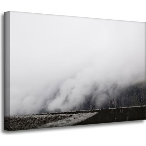 Leinwanddruck Natur Nebel in den Bergen 70x50 cm