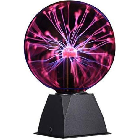 GOECO lampada al plasma,plasma Ball Plasma Fulmini e Scariche Elettriche Luce Plasma Ball Lampo della Sfera Magica Luce Sfera Lampada al Plasma per luci notturne KTV Novelty Night(6inch) (1/5)