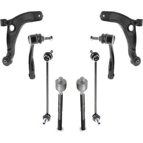 KIT BRACCIO OSCILLANTE 8 PEZZI COMPATIBILE CON OPEL MOVANO B Furgone (X62) 2.3 CDTI FWD / Kit Sospensione Completo OE/OEM / Bracci Oscillanti + Testine Sterzo / Sostituzione Diretta OEM