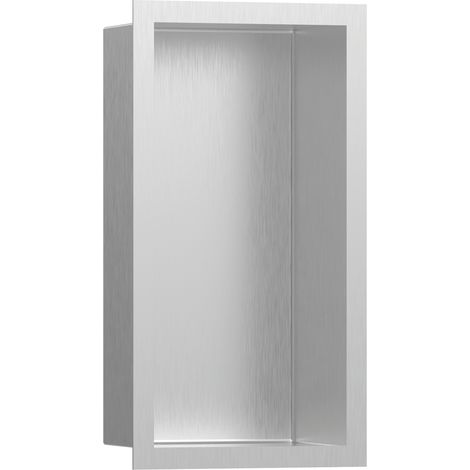 hansgrohe XtraStoris Nicho de pared individual de acero (1/3)