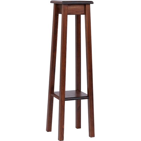 Colonna portavaso in legno arredo ingresso MEDIUM H97 Noce (1/3)