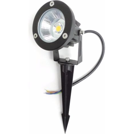 Spot Extérieur Piquet LED COB 6W IP65 - Blanc Neutre - SILUMEN