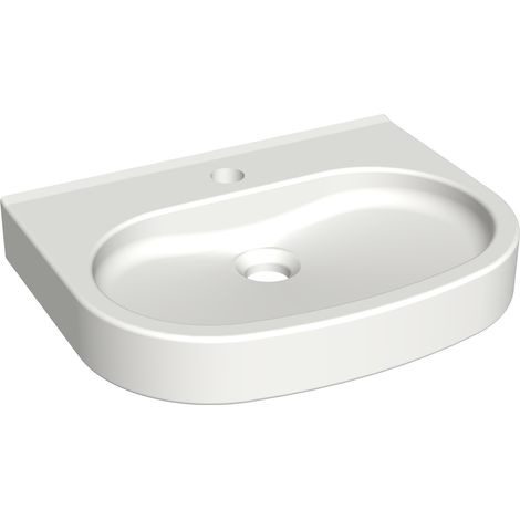 KWC AR Waschtisch, VARIUScare, MIRANIT,  450x120x350 mm, barrierefrei