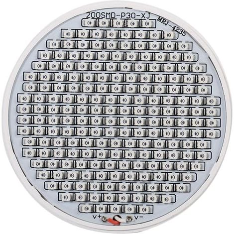 Lampe de croissance 24 W, 200 LED, culot E27, pour plantes d'intérieur, culture hydroponique de fleurs et légumes, 85-265 V (1/5)