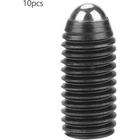 10pcs Carbon Steel Hex Socket Ball Spring Plungers with M12 Thread (M12 x 25) (1/5)