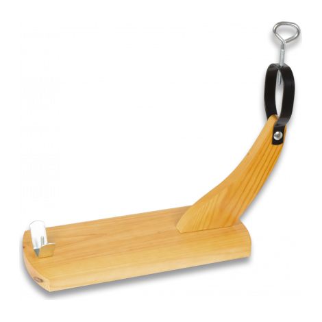 Schinkenständer - Soporte Für Gondel lackierte Schinken 25 Mm Albainox, Holzsockel, Größe 40 X 35 X 17 Cms, Gewicht 2 Kgs, 20074