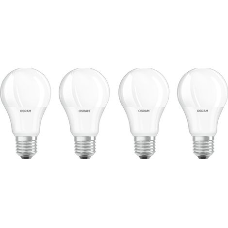 Lot de 4 ampoules LED E27 11W 2700K 1055lm Osram (1/3)