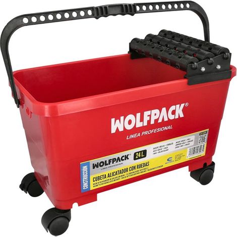 Baukübel wolfpack linea 24 Liter transparent Kunststoff