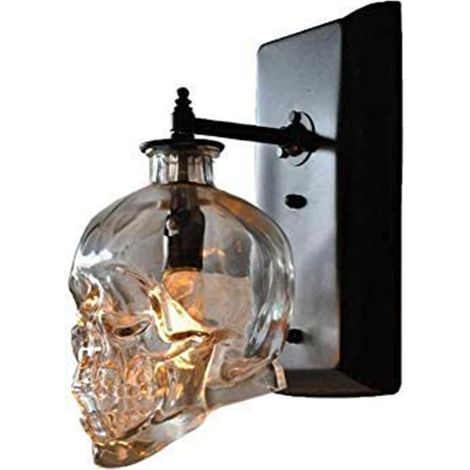 Vintage-Skelett-Wandlampe, Landhausstil, antike Dekoration für Bar, Loft, Halloween, Flur (1/5)