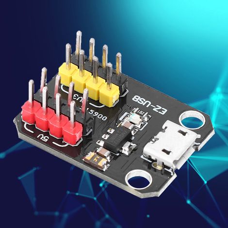 2 modules d'alimentation USB avec interface micro USB 3,3 V/5 V et puce régulatrice 1117 (1/5)