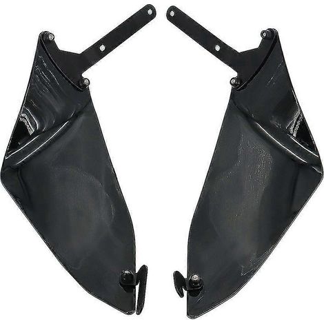 Déflecteurs latéraux de vent pour pare-brise avant de moto Ducati Desert X Desertx 2022-2023 - Noir (1/5)