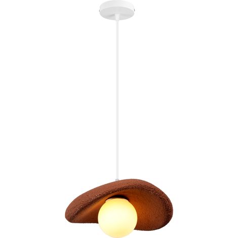 20CM Lámpara De Techo De Interior Personalizada Y Creativa Lámpara Colgante Retro E27, Plafones Moderna Naranja Para Dormitorio Cocina