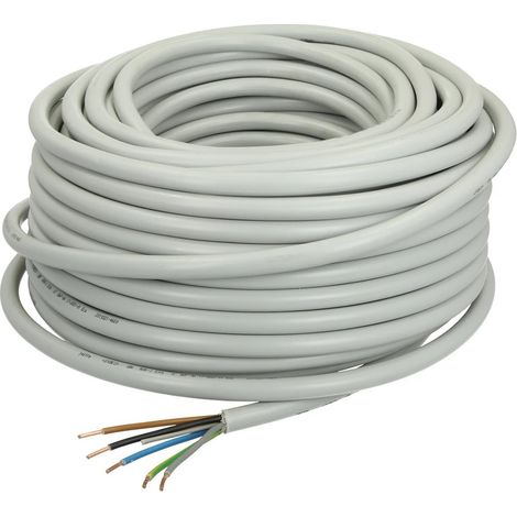 Câble sous gaine PVC 5 x 6 mm²  NYM-J
