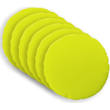Cushion with Pillow HEERLEN 6 pcs Bright Green Polyester vidaXL (1/5)