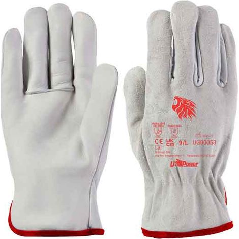 GUANTO FIORE BOVINO/CROSTA 'BRICK' UPOWER Tg. 8 Q.TA 12