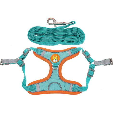 Conjunto de arnés para perros de exterior con arnés y correa resistentes al desgaste para cachorros (5 unidades) (1/5)
