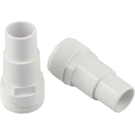 Raccord de tuyau de pompe de filtration de piscine en PVC de 1 1/4 pouce et 1 1/2 pouce pour systèmes de piscines hors sol, dura (1/5)