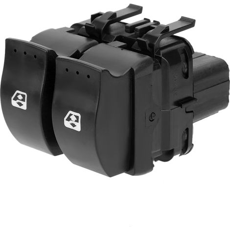 Lève-vitres électrique avant droit double bouton pour Renault 8200060045, interrupteur de fenêtre, pièce auto compatible, commande de vitre passager, mécanisme d'origine, remplacement facile. (1/3)