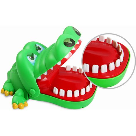 Beißfinger-Spiel: Tierbeißfinger mit großen Zähnen – ein lustiges Spielzeug für Kinder (1/5)