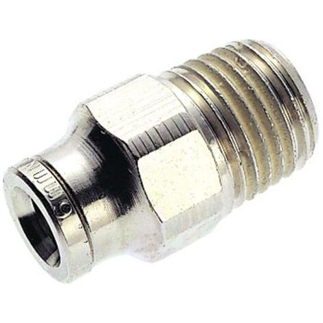 IMI NORGREN Raccord droit 101250618 Filetage extérieur: R1/8 Ø de tuyau: 6 mm 1 pc(s) (1/2)