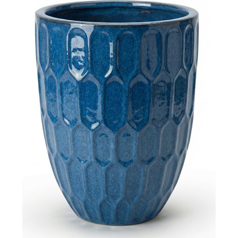 Vaso DAUDET 32x40cm blu antico
