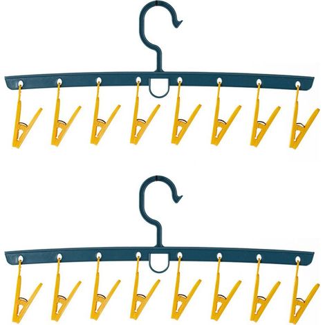 Égouttoir à sous-vêtements et chaussettes pour faire sécher bonnets, masques, chaussettes, serviettes, sous-vêtements, couches, jaune (1/5)
