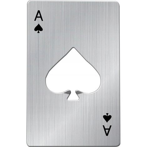 Flaschenöffner aus Edelstahl von Black Card
