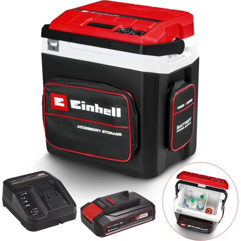 Einhell PXC 18v 27L Cooler & Warmer Cool Box Portable TE-COL 18/27 2.5ah Battery