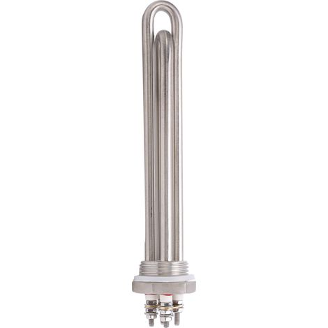 Ortviai Chauffage Immersif Électrique 24 V 600 W – Tube Chauffant en Acier Inoxydable avec Filetage 1" NPT (1/3)
