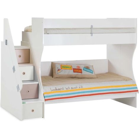 Litera aglomerado blanco 90x190/90x190cm