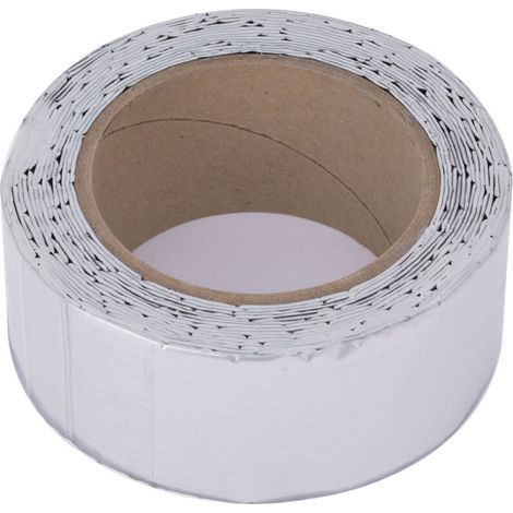 Strong and waterproof aluminum foil tape, 5 x 500 cm, for repairing cracks and leaks in roofs and walls. Checkered aluminum foil. (1/5)