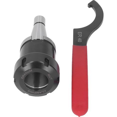 Porte-outil de mandrin NT30 ER40 40Cr, filetage de barre de traction M12, pince de fraisage CNC avec clé (1/5)