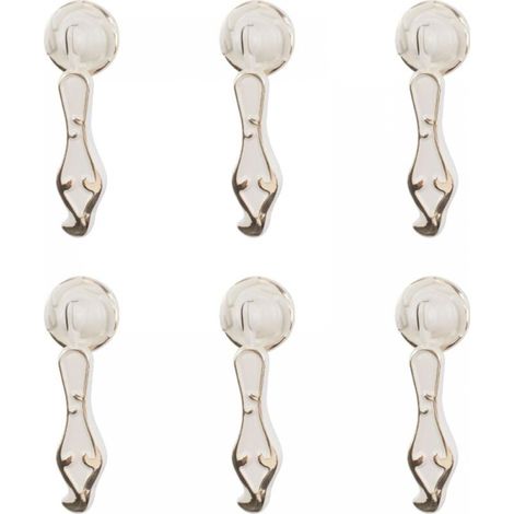 6Pcs Irregular Zinc Alloy Cabinet Handles Pulls with Mounting Screws for Cabinets Drawers Doors Furniture Decorative (1/5)