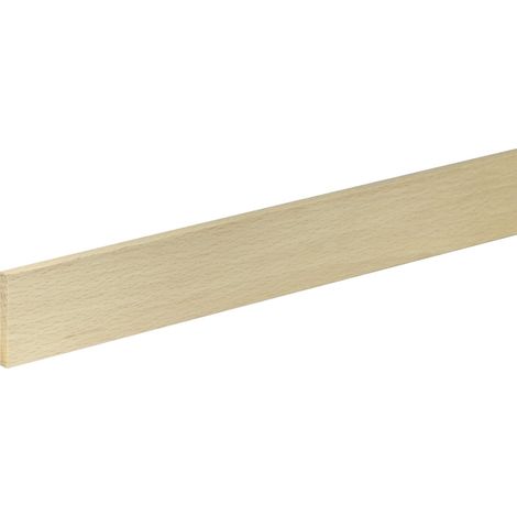 FN Neuhofer Flachleiste 95 cm 40 x 5 mm Buche Leisten (1/3)