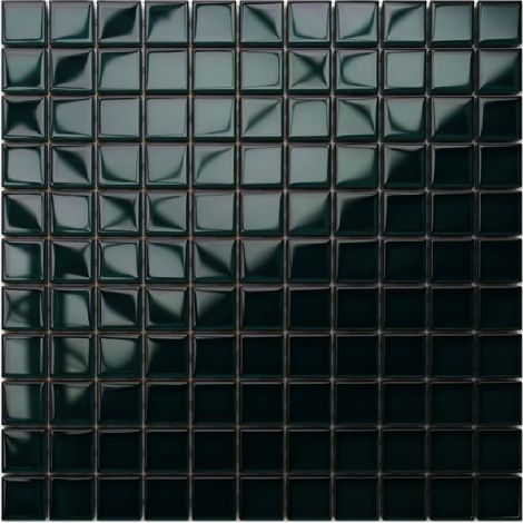 Ilcom – Mosaïque en verre 30 x 30 cm pour salle de bain – Résistante aux hautes températures – Facile à couper – Nettoyage rapide (1/4)