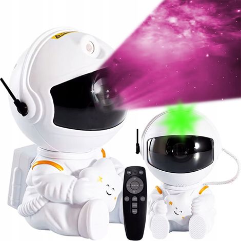 Astronauten-Sternenprojektor-Nachtlampe für Kinder mit Fernbedienung (1/5)