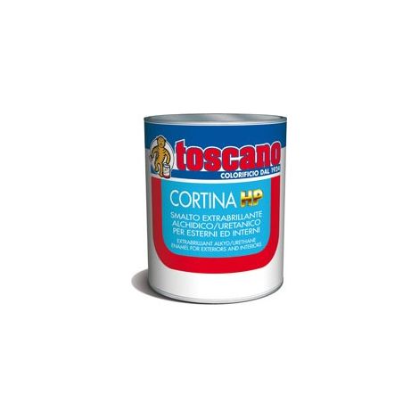 Pittura monocomponente cortina hp smalto 0,75l nero 905