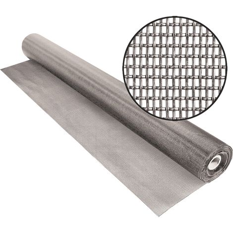Phifer ZANZARIERA A ROTOLO IN POLIESTERE/PVC PETSCREEN MT.30,5 col.Grigio maglia mm.17x10 H.cm.91,44 (1/2)