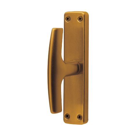 Cremonese con fori 150x34 mm in alluminio anodizzato con finitura bronzata per porte finestre (1/2)