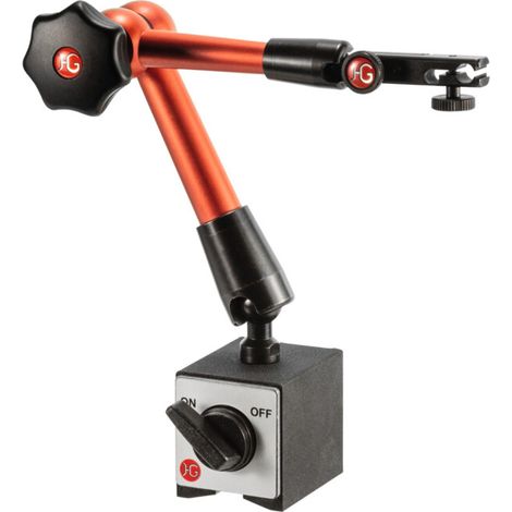 HG Support de comparateur magnétique mécanique, Rayon d'action: 280 mm