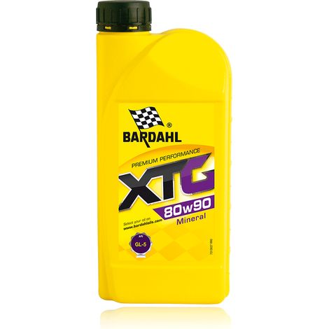 Bardahl – Huile boîte de vitesse 80W90 – Minérale GL-5 – 1L – Protection optimale pour ponts et transmissions